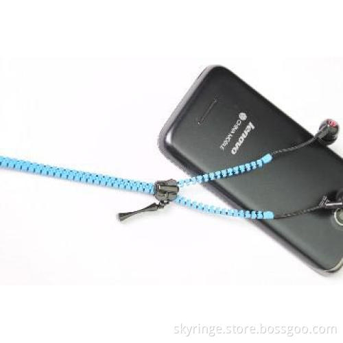 Zipper earphones